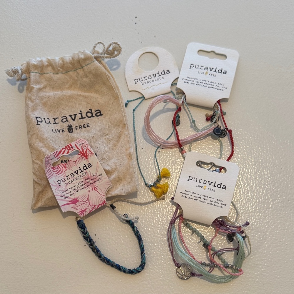 Pura Vida Bracelets-  Set of 4 Collection
